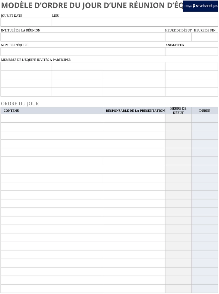 agenda-equipe-reunions-excel