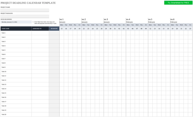 calendrier-echeance-projet-organisation-optimisation-excel