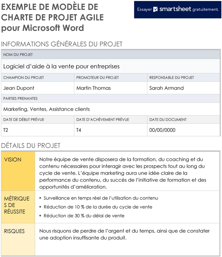 charte-de-projet-agile-structure-model