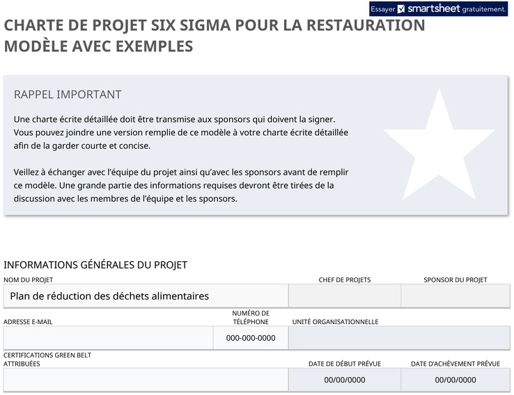charte-projet-six-sigma-restaurants