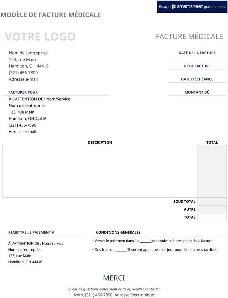 facture-medicale-professionnelle-modele