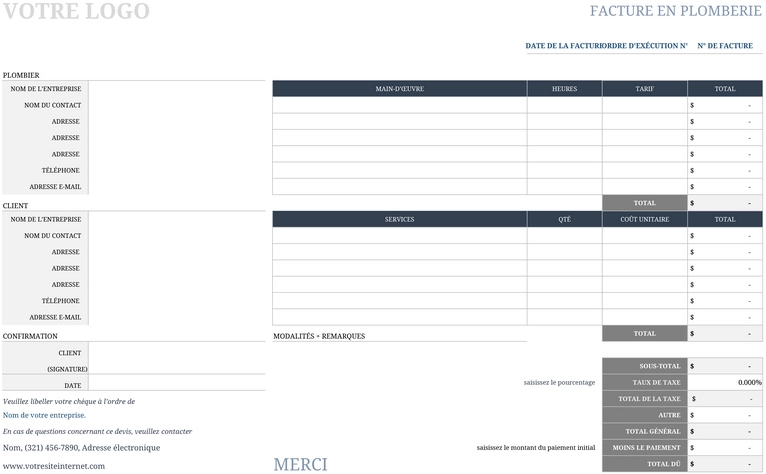 facture-plomberie-gestion-financiere-excel