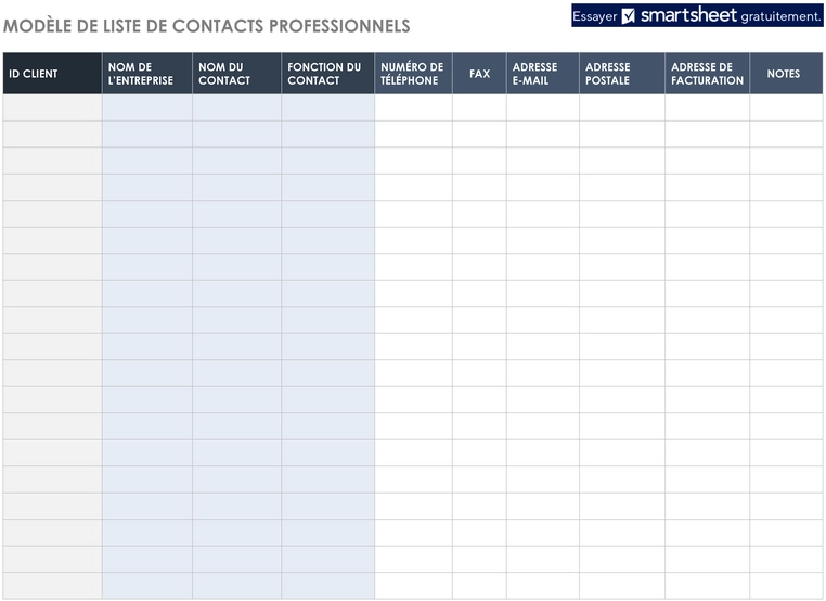 liste-de-contacts-daffaires-organisation-personnelle