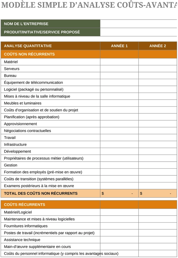 modele-analyse-couts-benefices-excel