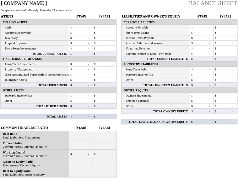 modele-bilan-financier-entreprise