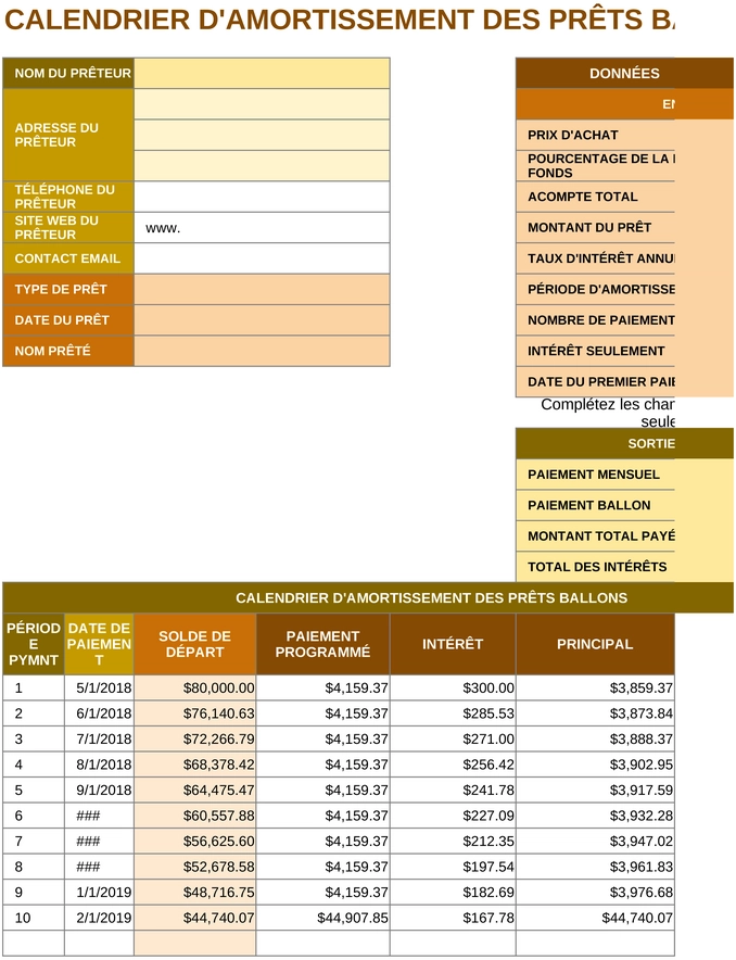 modele-calendrier-amortissement-pret