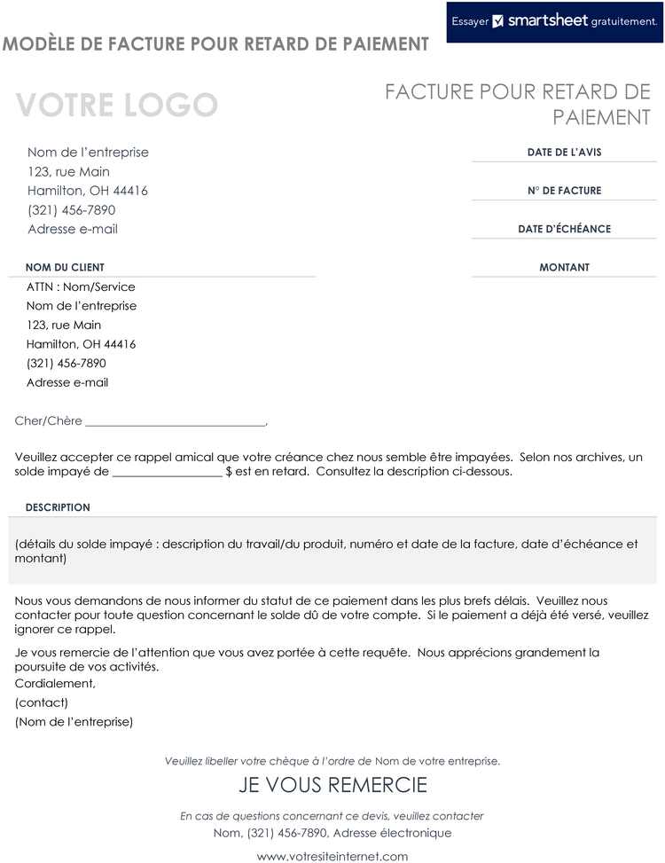 modele-facture-impayee-simple-organisation