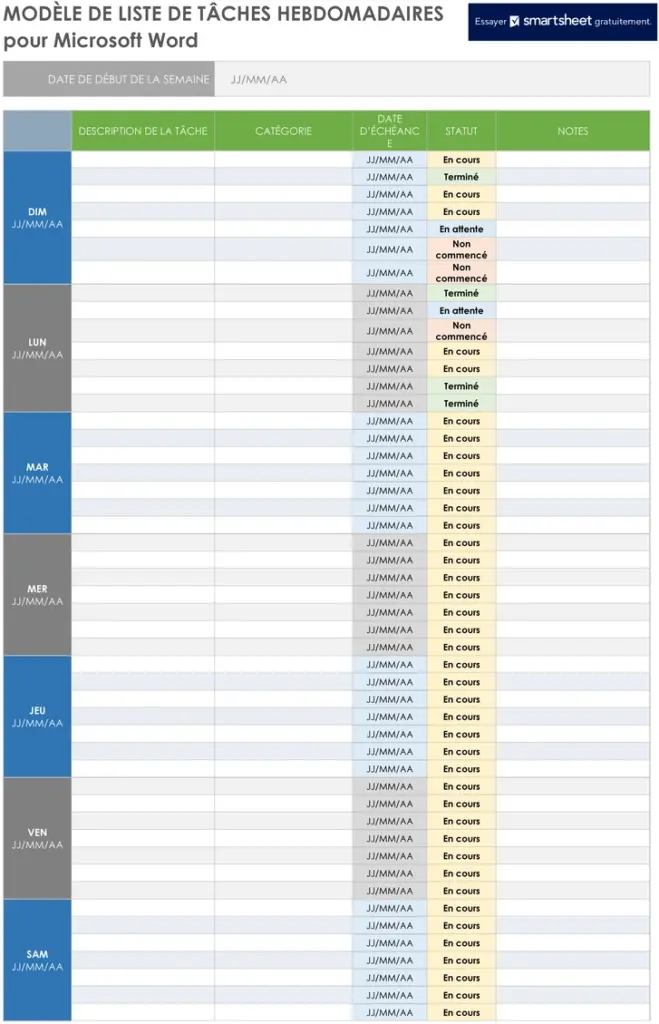 modele-liste-taches-hebdomadaire-organiser-semaine