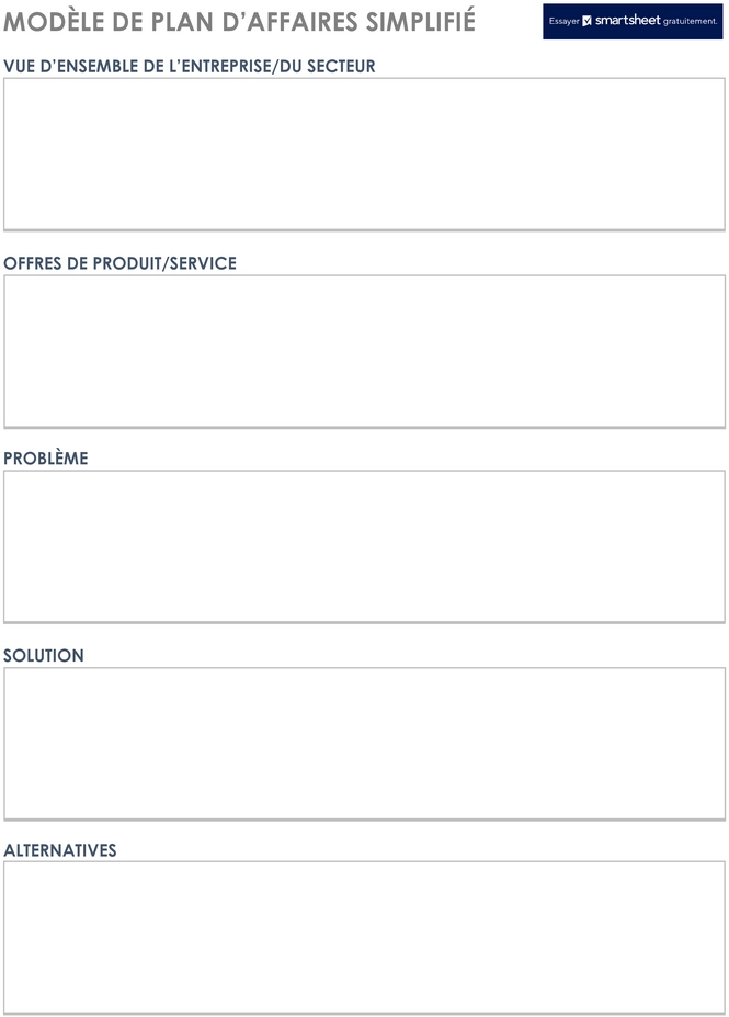 modele-plan-affaires-organisation-entreprise