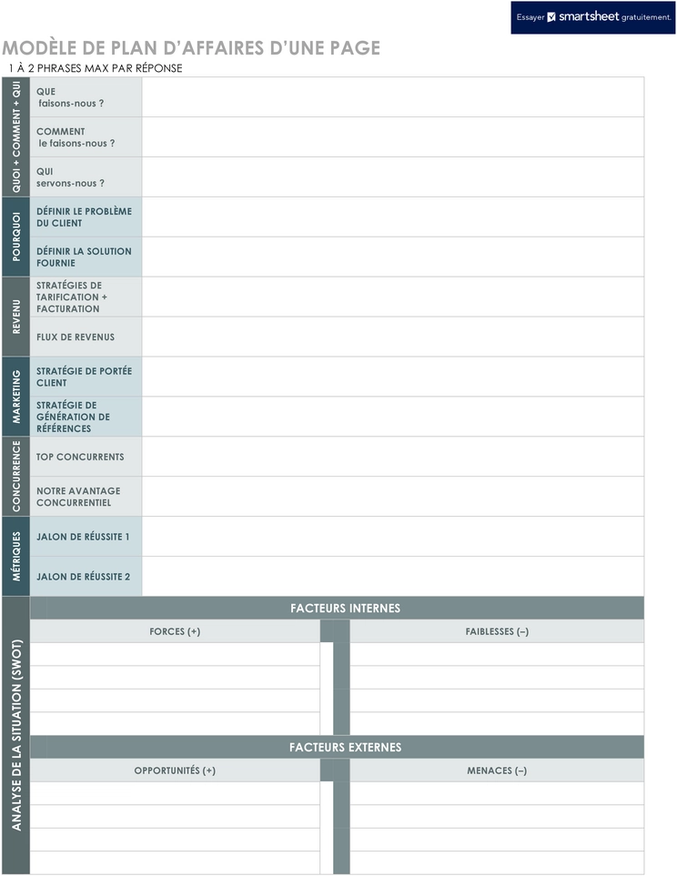 modele-plan-affaires-une-page-organisation-projet