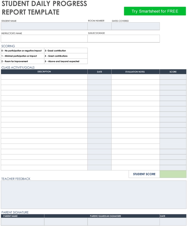 modele-rapport-progres-quotidien-etudiant