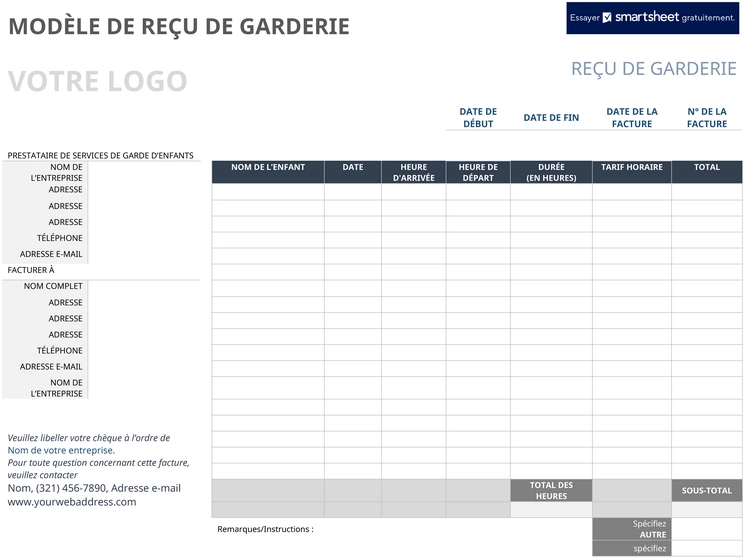 modele-recu-creche-organisation-documents