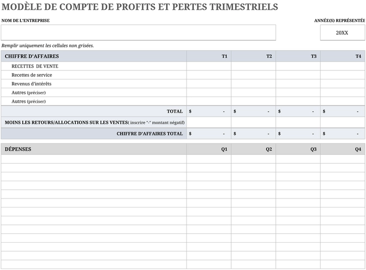 modele-suivi-profits-pertes-trimestriels