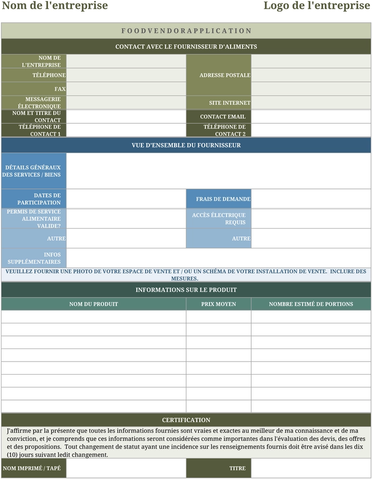 planification-evenements-fournisseurs-nourriture-modele