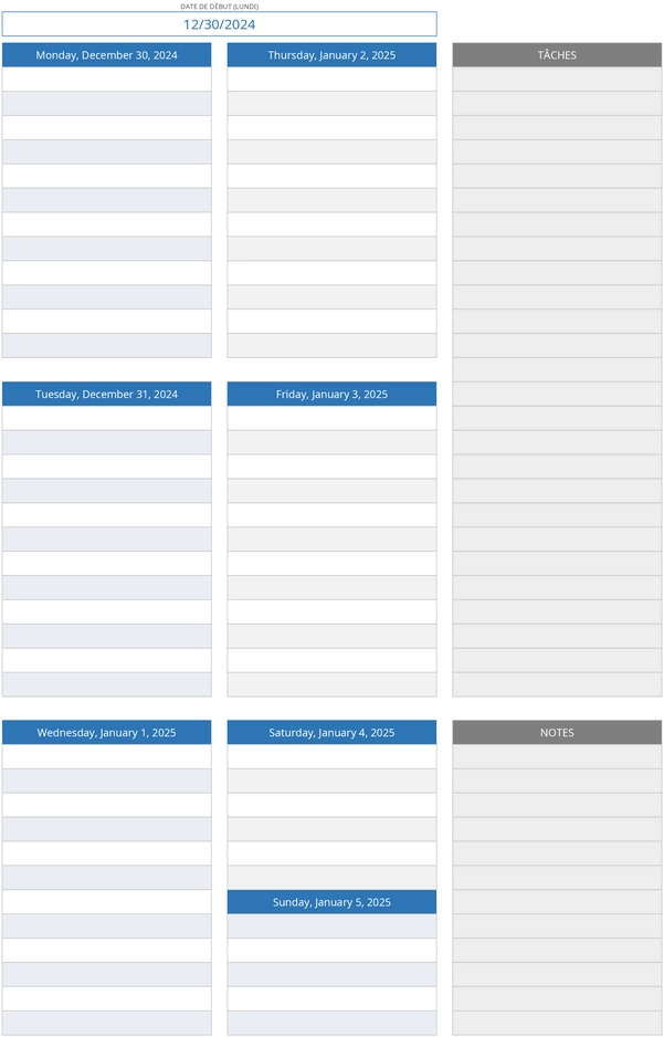 planification-hebdomadaire-excel-modele-avec-notes