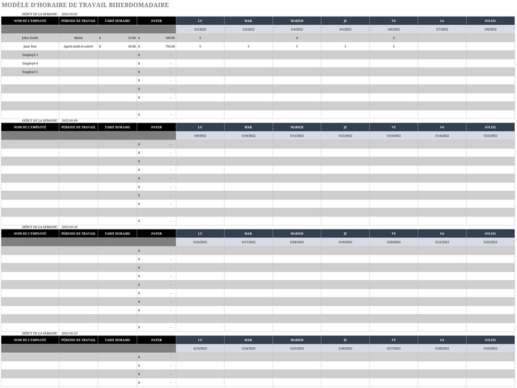 planning-bi-hebdomadaire-organisation-emploi-du-temps