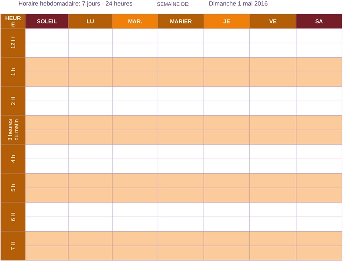 planning-hebdomadaire-gestion-du-temps-personnalisation