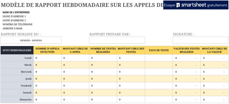 rapport-appels-vente-hebdomadaires-excel