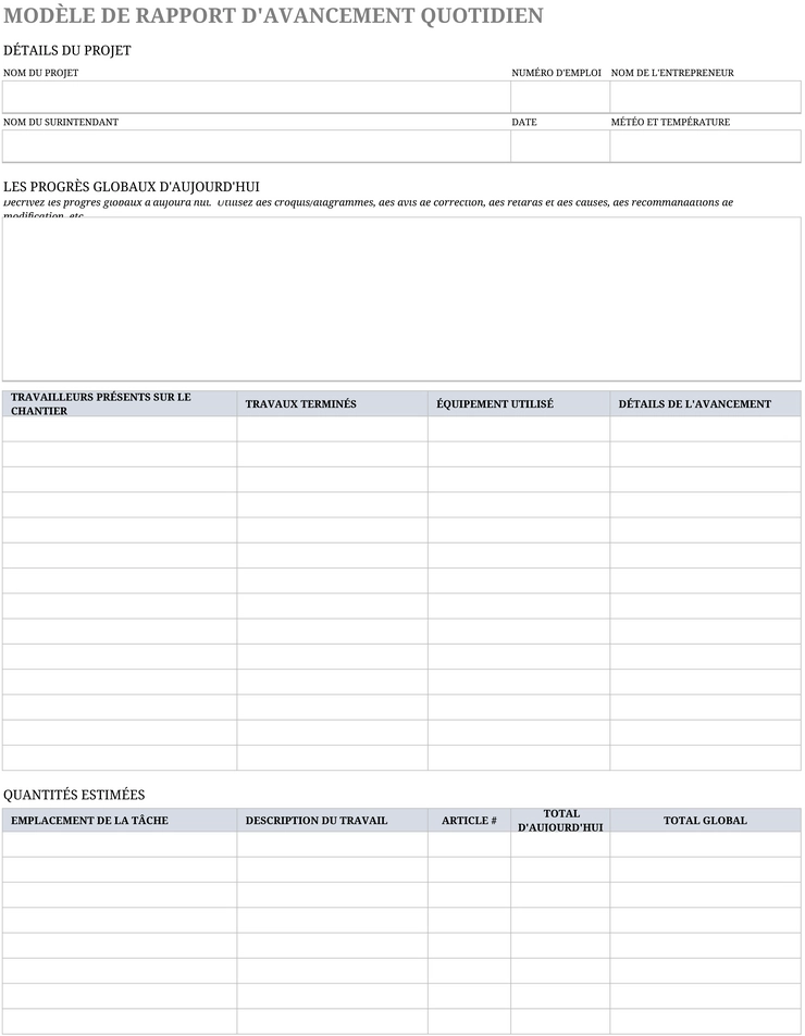 rapport-progression-projet-modele-excel