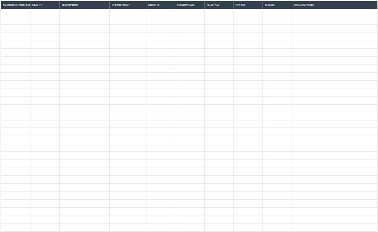 suivi-des-problemes-produits-model-excel