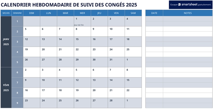 suivi-des-vacances-hebdomadaire-excel